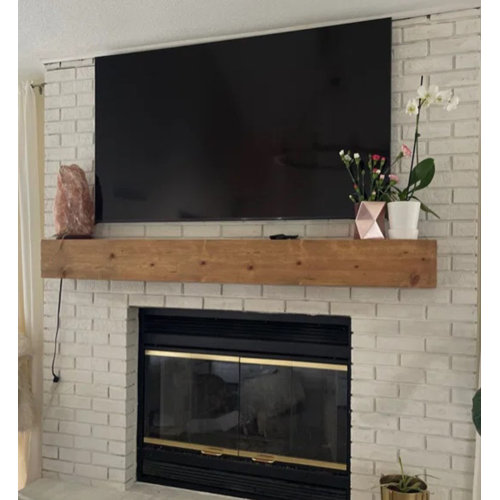 Millwood Pines Shiela Fireplace Shelf Mantel & Reviews Wayfair